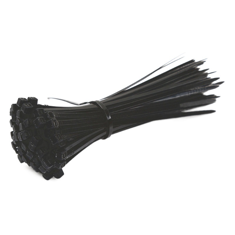 Black and white nylon cable ties self-locking plastic cable ties binding cable ties self-locking nylon cable ties wholesale