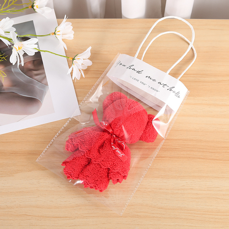 Picture of Bear Towel Souvenir Wedding Opening Small Gift Kindergarten Graduation Wedding Shop Creative and Practical Return Gift Wholesale