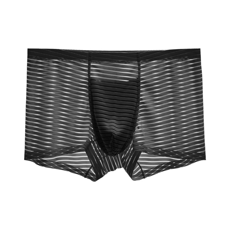 Picture of Olympic Mesh Men's Underwear Men's Ice Silk Seamless Boxer Briefs Thin Seamless Summer Breathable Boxer Briefs