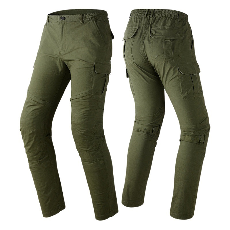 Thunder-wing Motorcycle Riding Pants Men's Summer Breathable Wear-resistant Drop-resistant Casual Slim-fit Motorcycle Riding Pants for Four Seasons