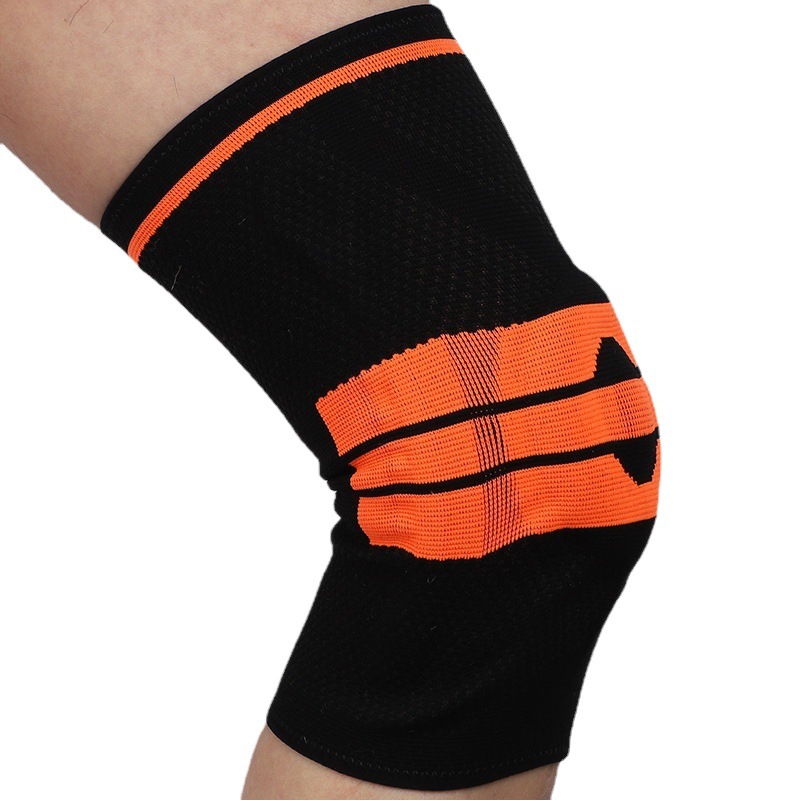 Sports Knee Pads for Men and Women Training Knee Pads Fitness Basketball Running Joint Badminton Rope Skipping Anti-Slip Silicone Knee Pads
