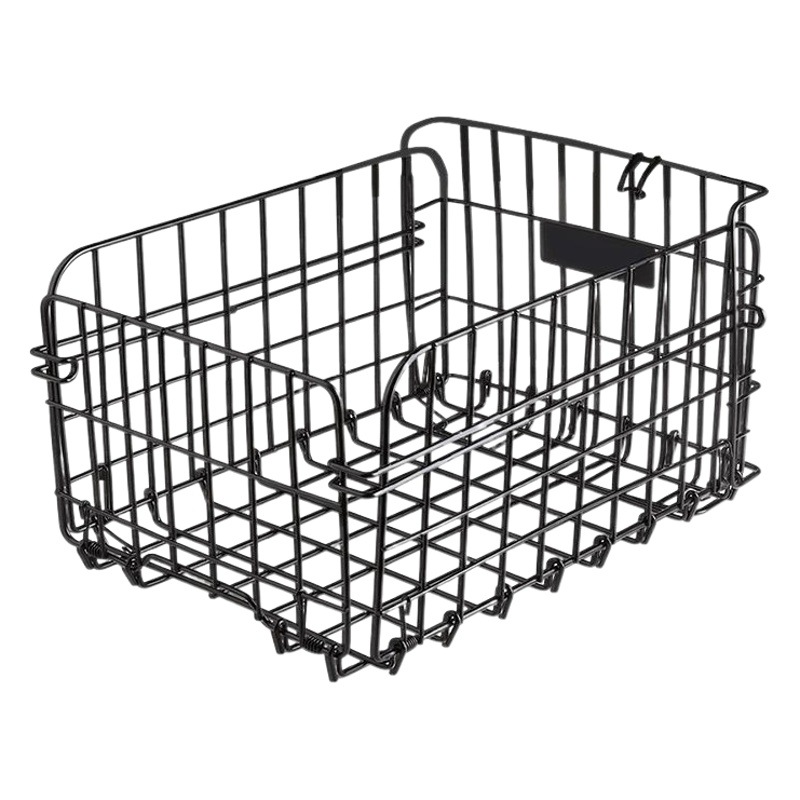 Bicycle rear basket folding rear basket mountain electric rear shelf car frame universal vegetable basket accessories