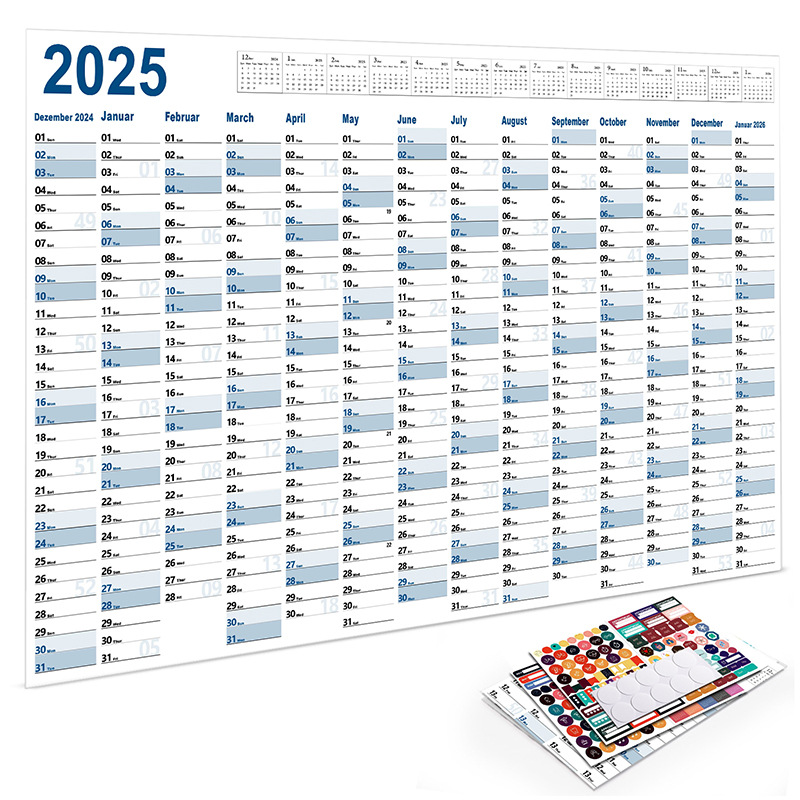 Picture of 2026 Full Year English Edition Desk Calendar Korean Version Desktop Wall Calendar Creative Simple Planner Amazon