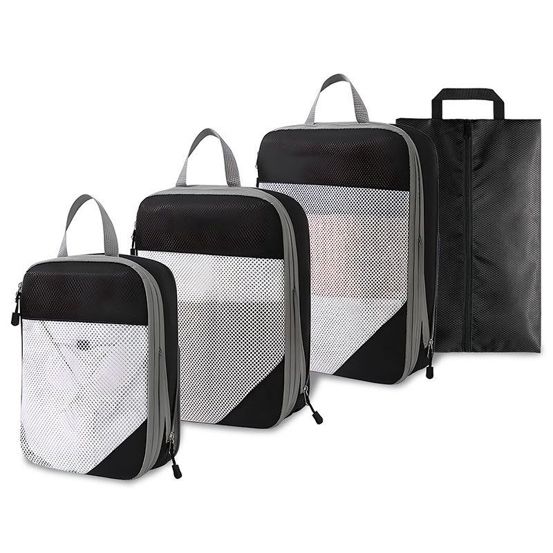 Picture of Travel Compression Storage Bag Four-Piece Set Amazon Popular Clothing Organizer Suitcase Clothing Storage Bag Set