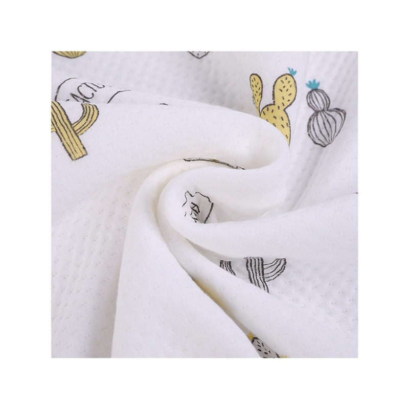 Picture of Bamboo fiber cotton printed air layer quilted jacquard knitted fabric new baby quilt soft fabric in stock