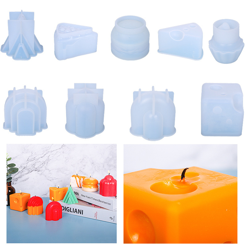 Proud Gum Dropping Mold Cheese Candle Silicone Mold Amazon Hot Selling Candle Handmade Soap