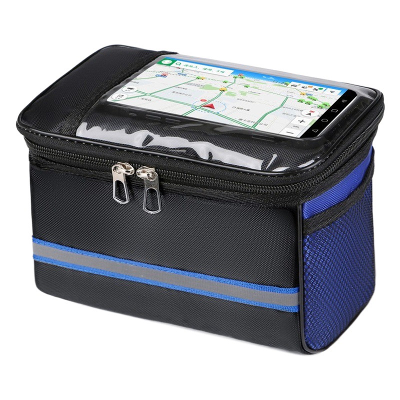 Wholesale bicycle bag front handlebar bag mountain bike handlebar bag road car folding handlebar horizontal hanging bag