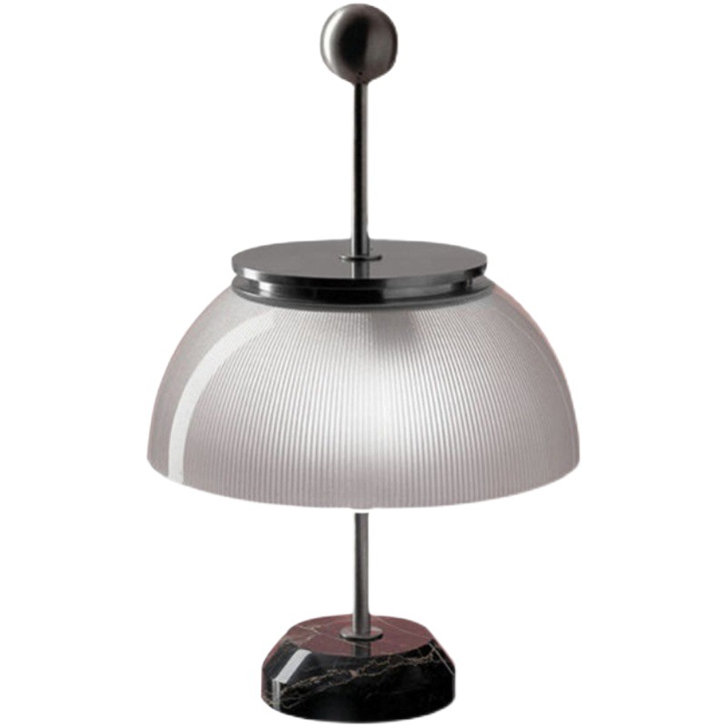 Designer Italian Marble Glass Light Luxury American Industrial Style Bedroom B&B Hotel Study Living Room Table Lamp