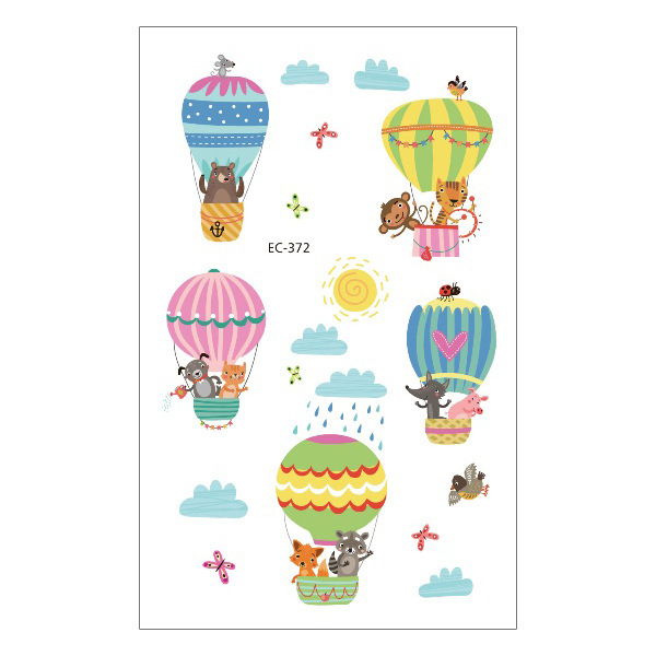 Picture of Cross-Border Supply Waterproof Children's Tattoo Stickers Cartoon Car Excavator Fire Truck Children's Traffic Tattoo Stickers
