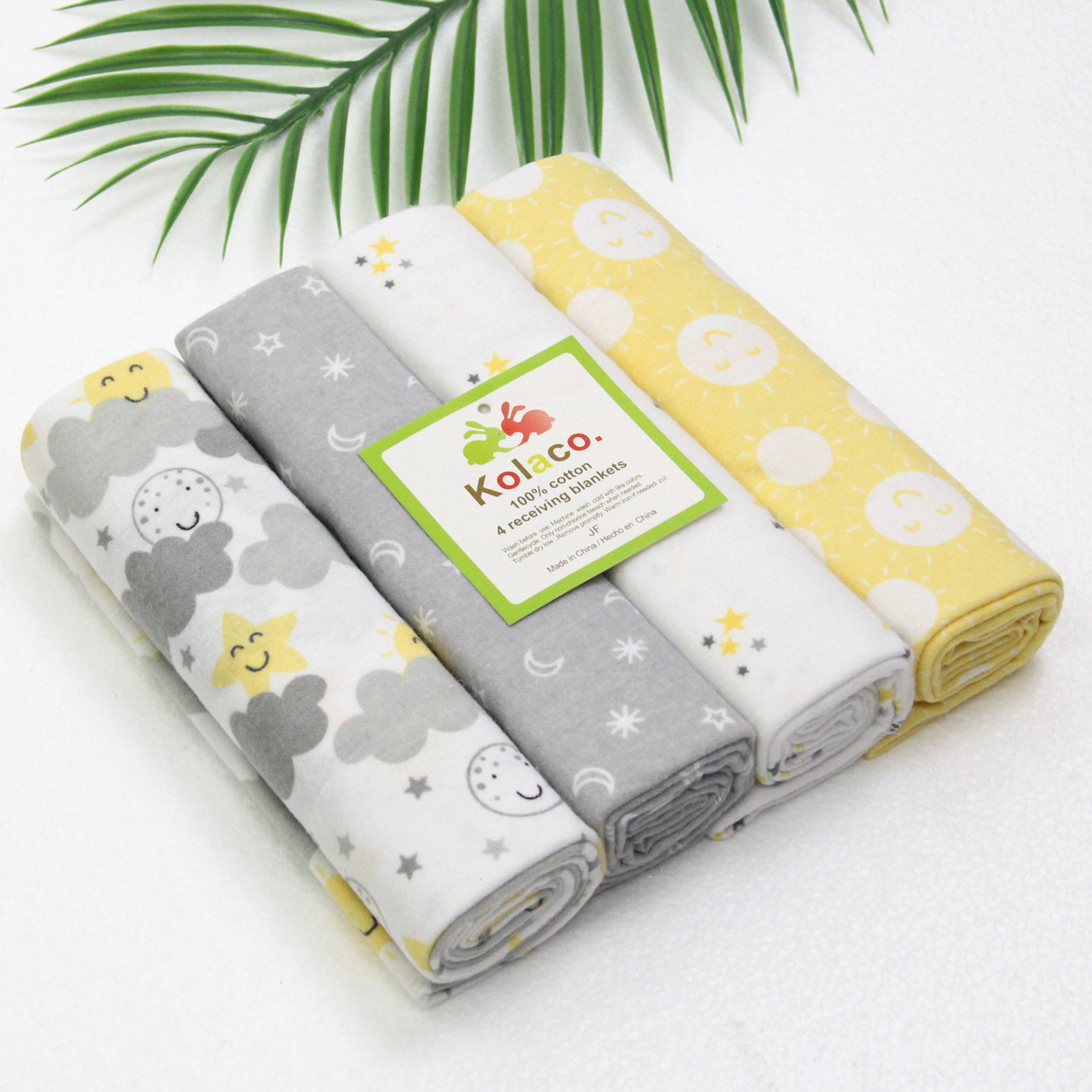 flannel blanket cotton flannel baby cloth flannel cotton blanket 4 pack swaddling clothes