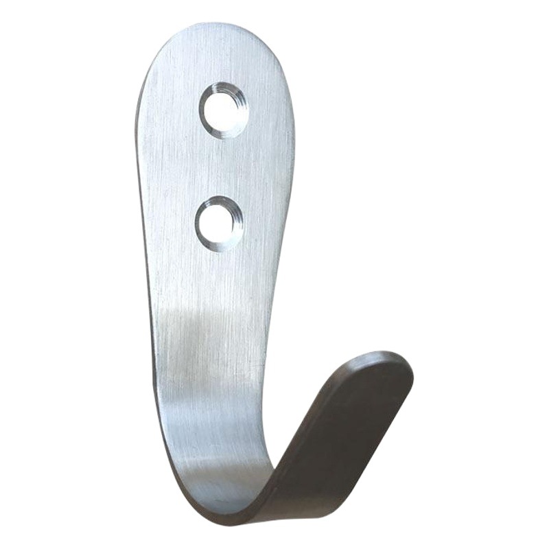 Stainless steel hook U-shaped water drop drilling screw installation Hotel Bathroom Kitchen thickened solid single hook hanging pipe
