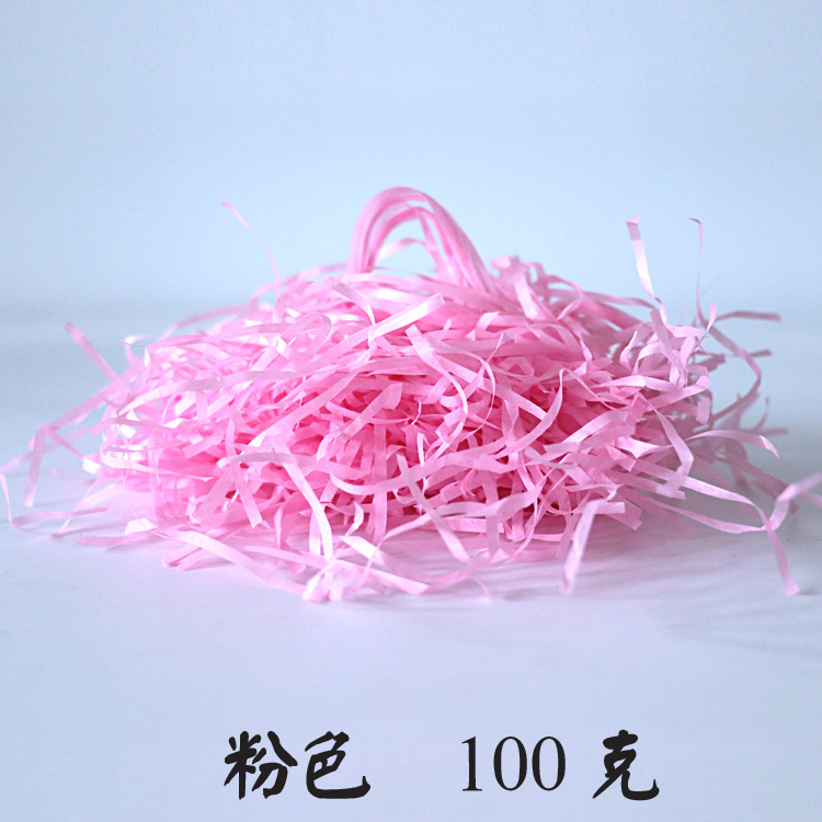 Picture of Lafite Grass Color Shredded Paper Shredded Candy Box Gift Box Filler Decoration Gift Box Shockproof Supplies Multi-color Optional