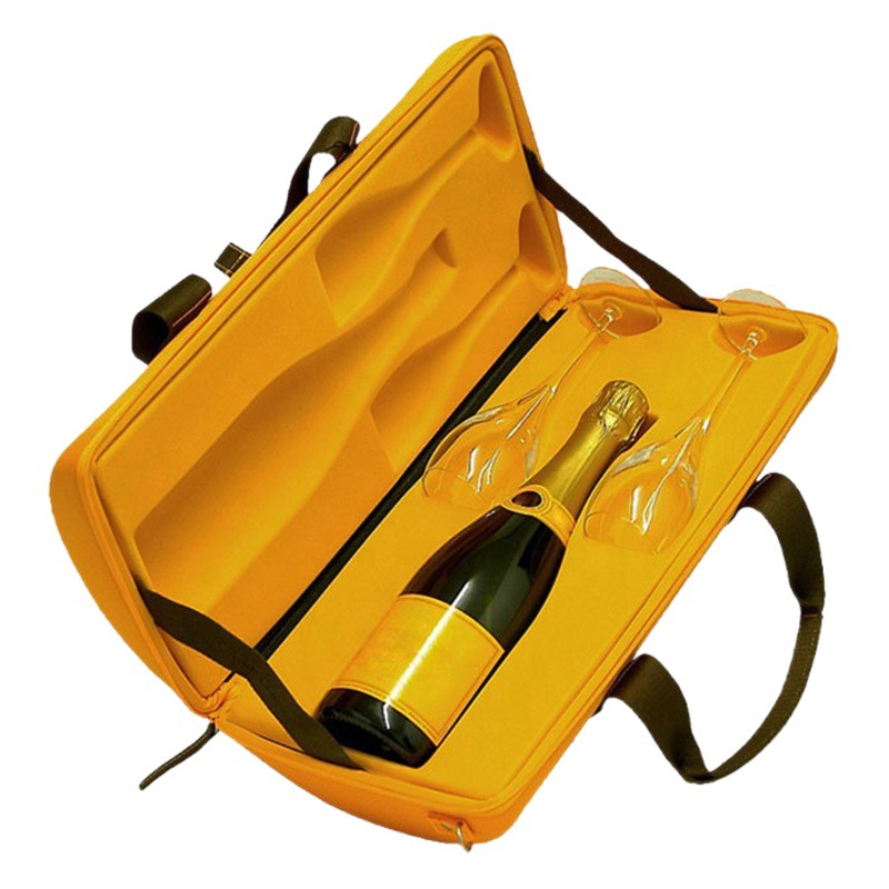 Eva Red Wine Bottle Cosmetics Bag Travel Anti-Fall Satchel Eva Red Wine Bag Champagne High-End Red Wine Glass Storage Box