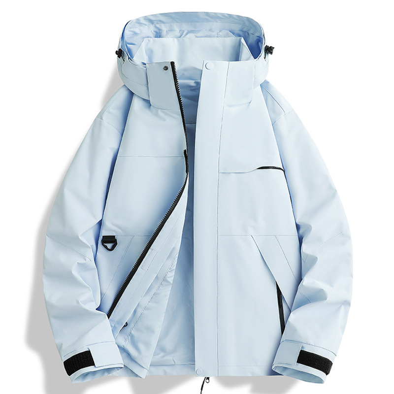 Picture of Woodpecker jacket women's 2025 new autumn and winter outdoor windproof and waterproof three-in-one couple hiking and hiking jacket