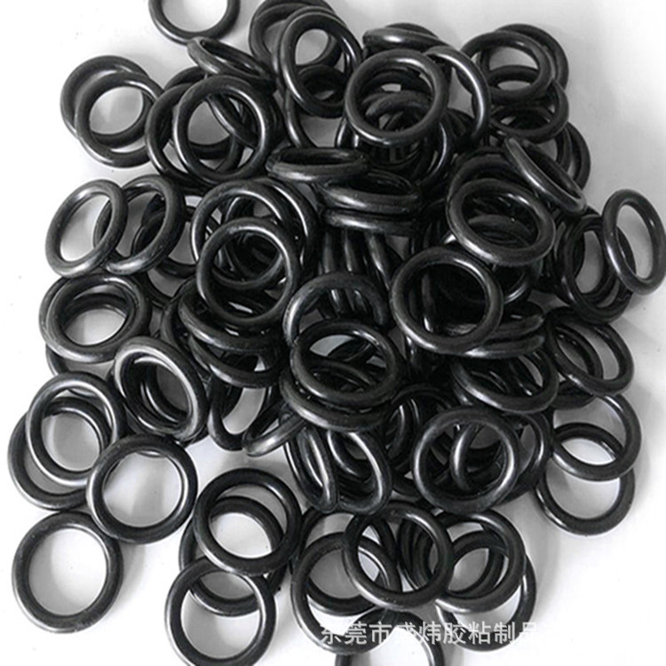 Picture of Transparent black white red silicone rubber fluorine rubber O-ring waterproof ring high temperature resistant wear-resistant silicone O-ring wholesale