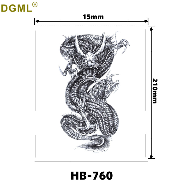 Picture of Small fresh English letters flower butterfly tattoo stickers color creative full arm fox in stock wholesale to map custom