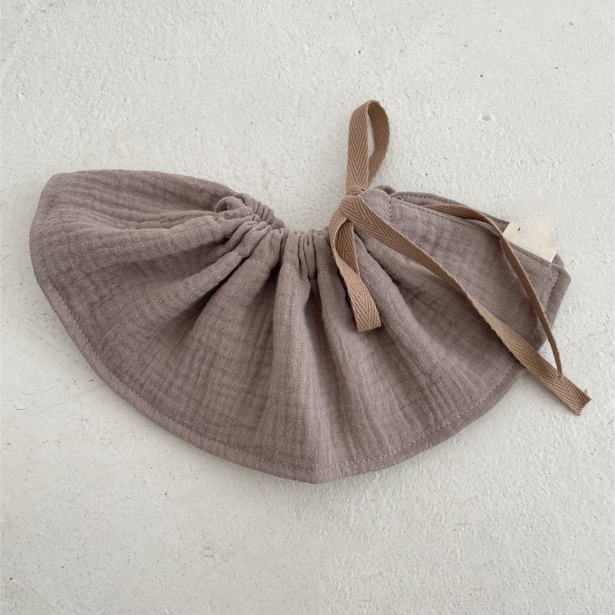 Picture of Newborn baby 4 layers cotton yarn saliva towel gauze bib tether baby saliva towel anti-spitting bib