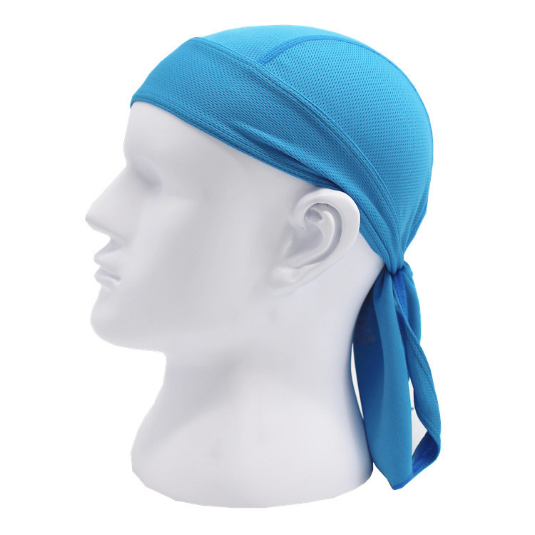 Picture of Outdoor Cycling Pirate Hat Quick-Drying Sports Turban Moisture-Wicking Breathable Sun Protection Hood Pirate Turban Small Hat