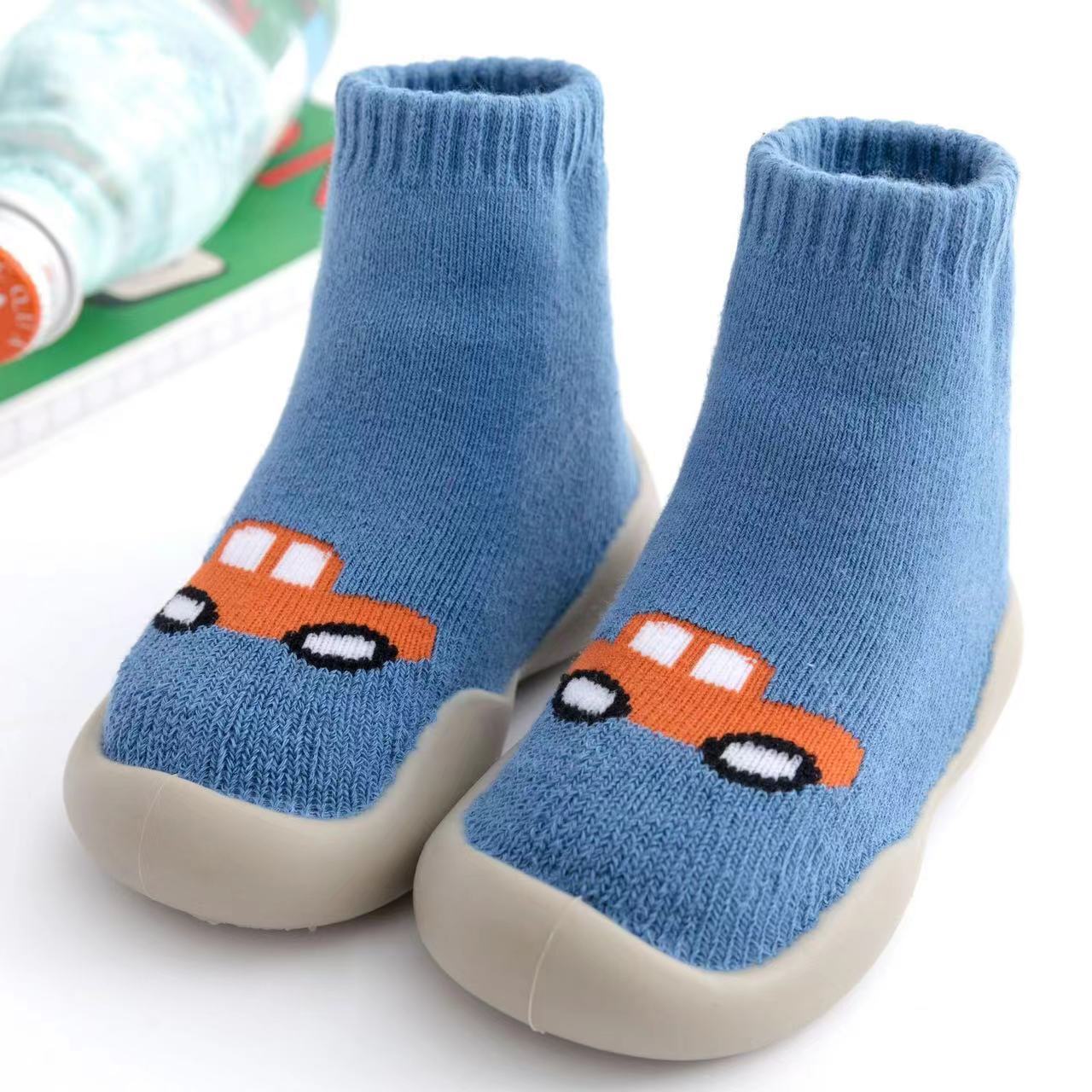 Picture of Baby Toddler Shoes Soft Sole Non-slip Spring Autumn and Winter Baby Socks Shoes Indoor Walking Early Education Breathable Shoes for Infants