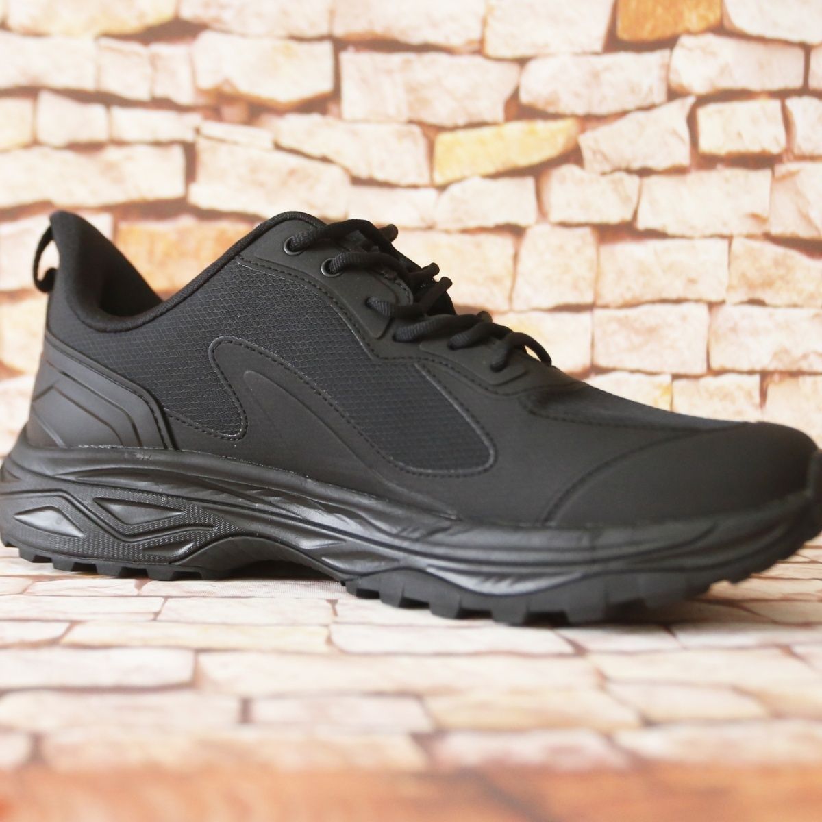 Picture of New Fire Training Shoes Military Training Work Clothing Duty Training Shoes Work Urban Management Shoes Men's Black Breathable