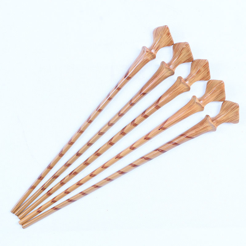 Picture of Harry Magic Wand Hermione Magic Wand Dumbledore cos Props Halloween Metal Core in stock Bare Wand