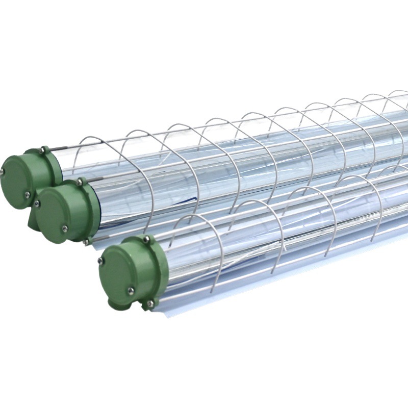 Explosion-Proof Lamp Warehouse Lamp Led Tube Fluorescent Lamp Explosion-Proof Single and Double Tube Bracket T8 Fluorescent Lamp Shell Kit