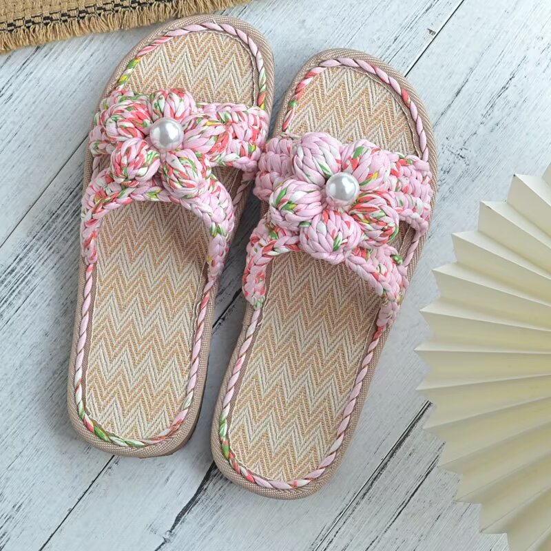 Fashionable Summer Sandals Hand-Woven DIY Full Set of Linen Non-Slip Wear-Resistant High-Quality Linen Shoe Material Package
