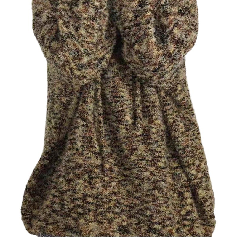 Colorful Feather Line Circle Yarn Scarf Line Coat Hat Doll Hand-knitted Ffancy Wool Handmade DIY Characteristic Line