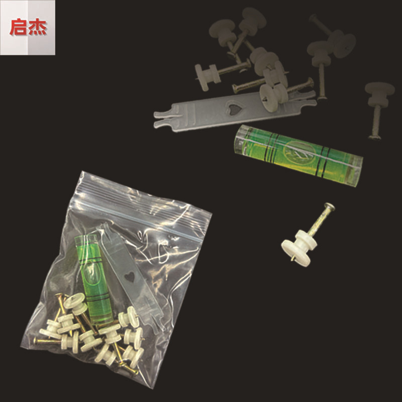Picture of Round head mini non-mark nail cement nail invisible nail hanging clock card slot hole hanging small round white wall nail single needle wall nail