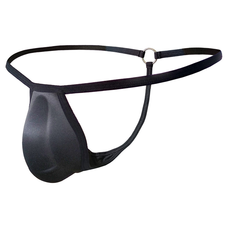 Picture of European and American foreign trade Men's sponge Cup underwear three-dimensional contour soft breathable thong Big Sexy GAY