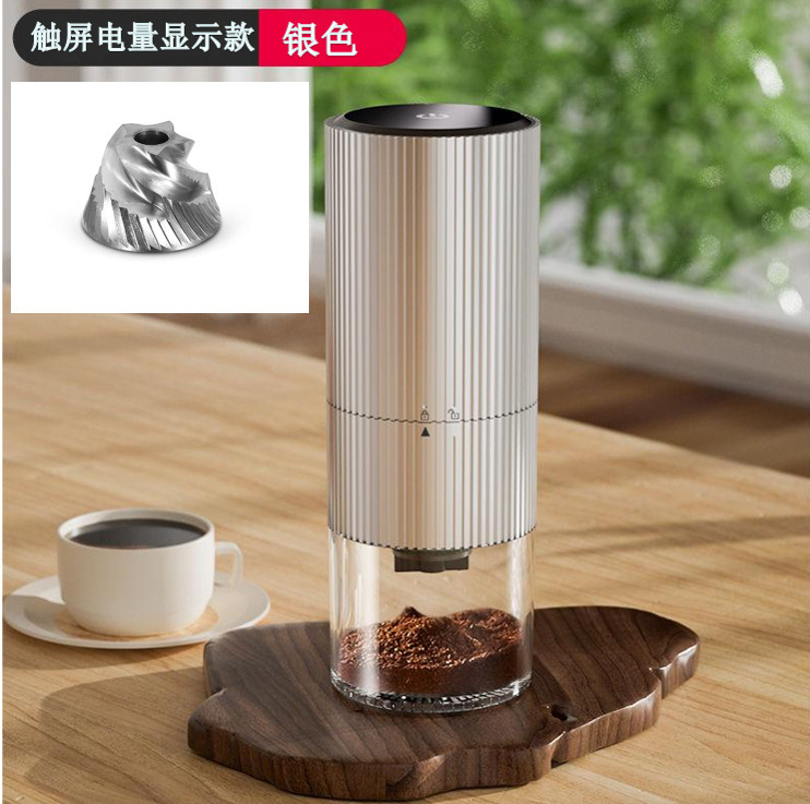Picture of Cross-Border Portable Electric Coffee Grinder USB Rechargeable Coffee Grinder Coffee Grinder New