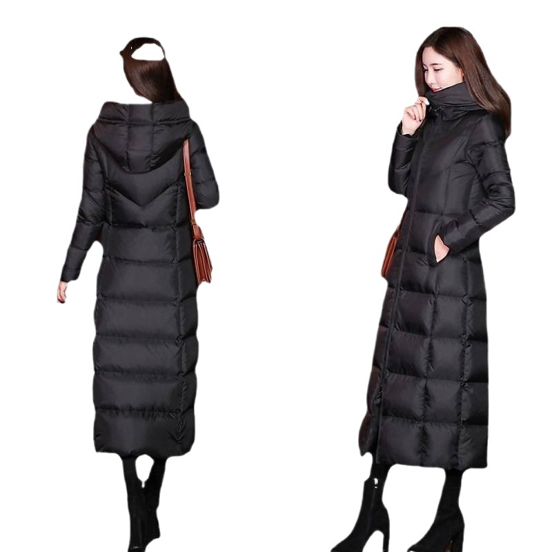 Picture of Cross-Border 2025 New Off-Season down Cotton Coat, Slim Fit, Thickened, Knee-Length Long Women's Cotton Coat, Winter Cotton Jacket