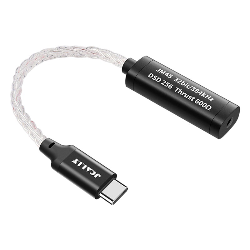 Jm45 Decoding Headphone Amplifier Mobile Phone Adapter Typec to 3.5 Headphone Audio Adapter Cable Es9318 Suitable for Apple