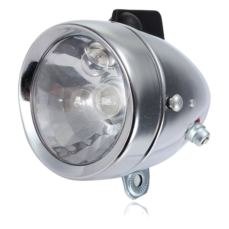 Cross-border Hot Sale Bicycle Generator Refitted Grinding Light Retro Front Light Tail Light 12V6W Bicycle Self-generating