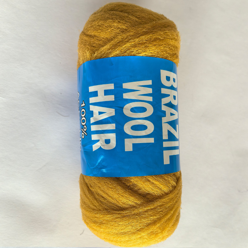 Picture of Brazil wool hair African Wig Line Dirty Braid Hair Silk Dirty Braid Silk Large Braid Super Light Hair Silk