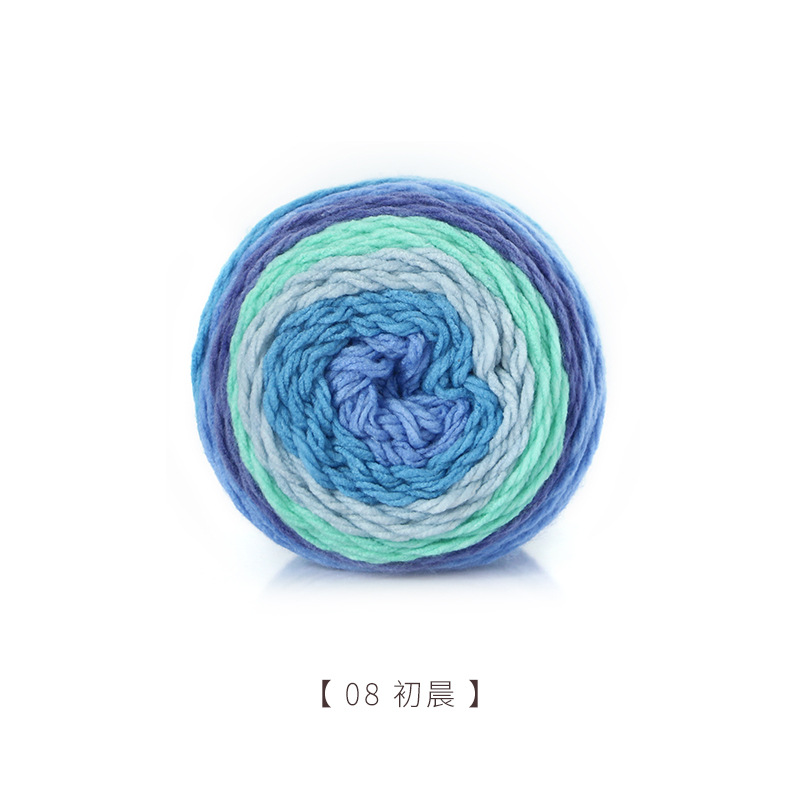 Picture of Jiathuizhi warm cake ball hand-woven acrylic wool soft scarf hat sweater crochet thick wool