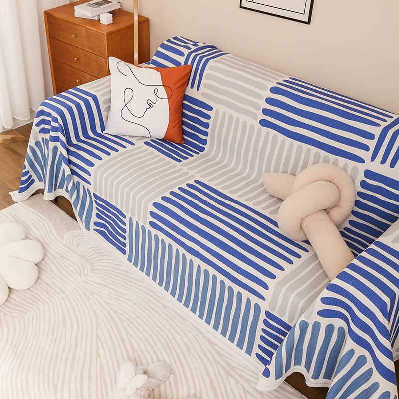 Picture of ins style sofa towel full cover cloth simple sofa cushion blanket all-inclusive universal cover towel four seasons universal sofa cover