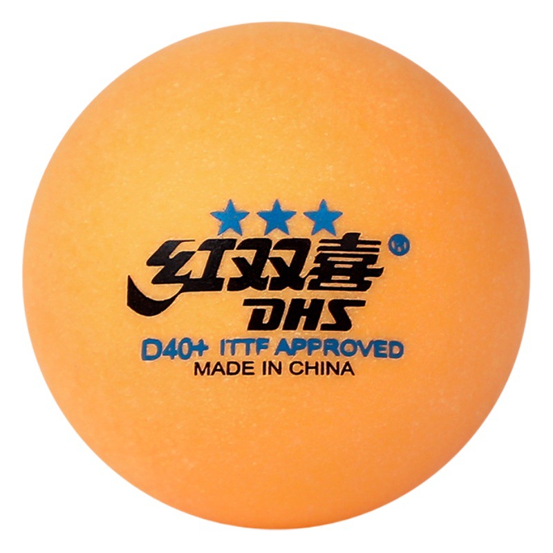 Red Double Happiness Table Tennis One Star Two Star Three Star Competition Training Indoor Children's Top 40 + White Table Tennis Ball