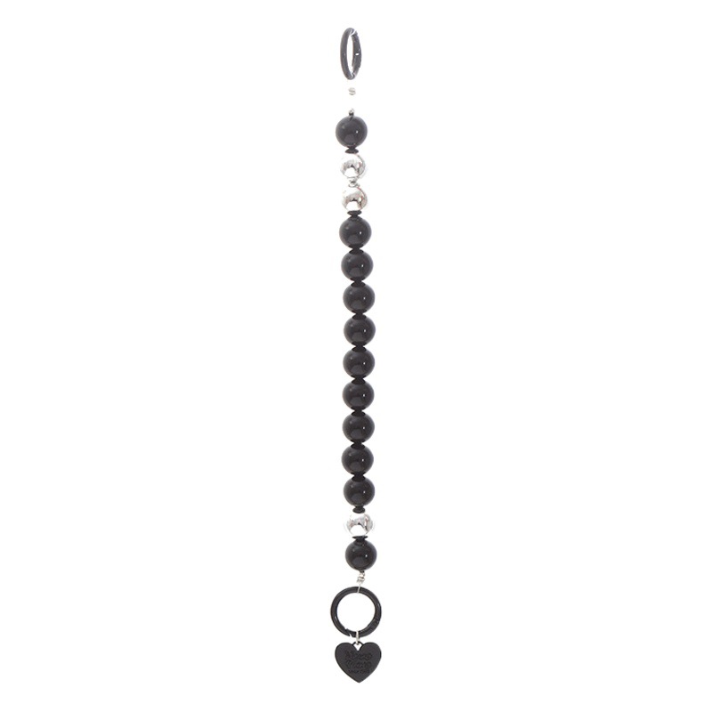 Mobile phone chain beaded new acrylic hand-held chain mobile phone case earphone set pendant wholesale cross-border trade tide