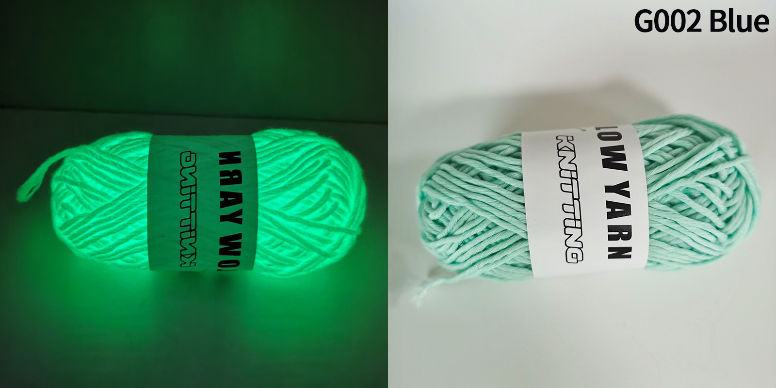 Picture of Luminous Knitting Thread 2mm Functional Yarn Hand-Knitted DIY Yarn Luminous Wool Crochet Luminous Wool Thread