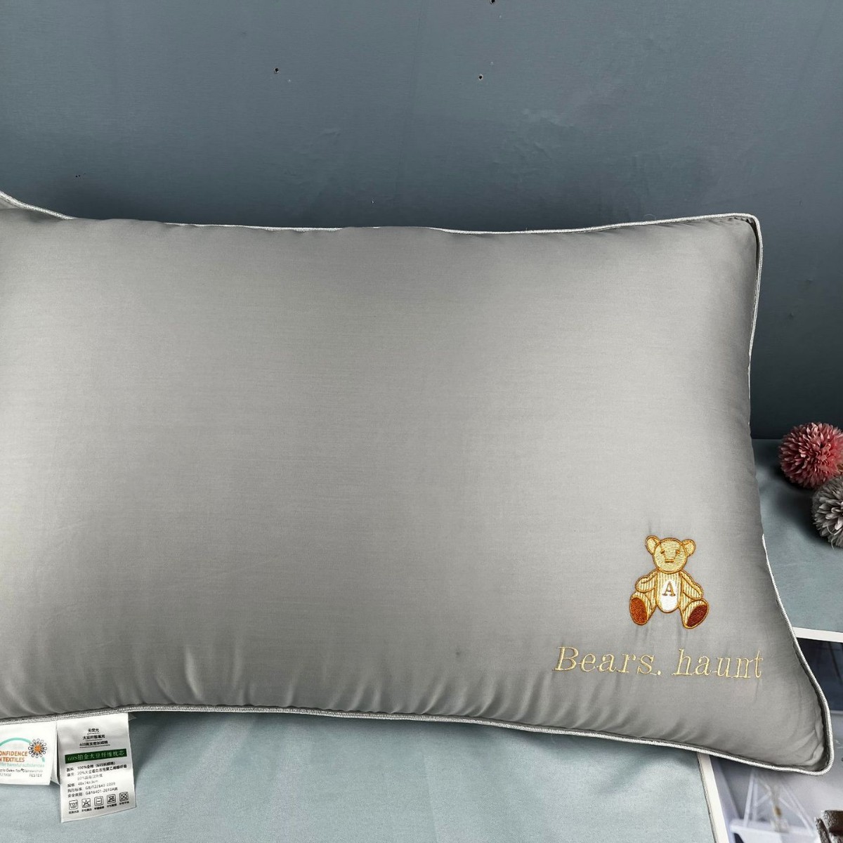 Picture of Cotton Hotel Pillow B&B Hotel Special Pillow Pair Single Soft High Pillow Non-Collapse Pillow Core
