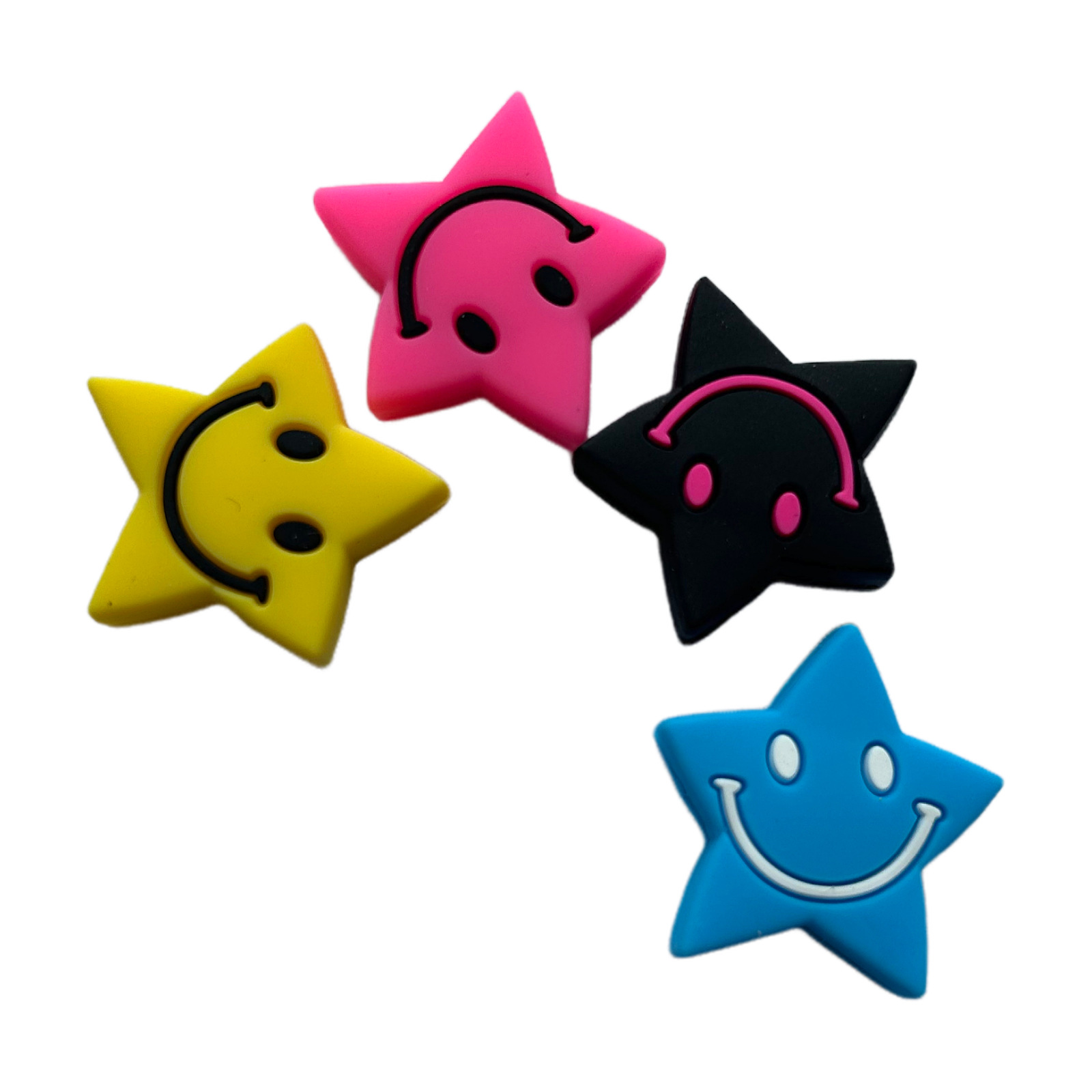 New cross-border in stock five-pointed star tennis racket shock absorber silicone tennis racket shock absorber built-in