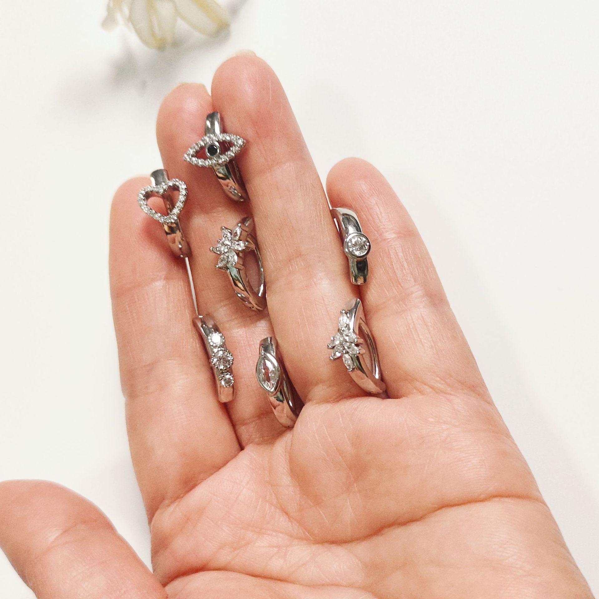 Picture of Europe and the United States cross-border hot selling smooth belly button ring diamond zircon style belly button nail belly button puncture jewelry explosions