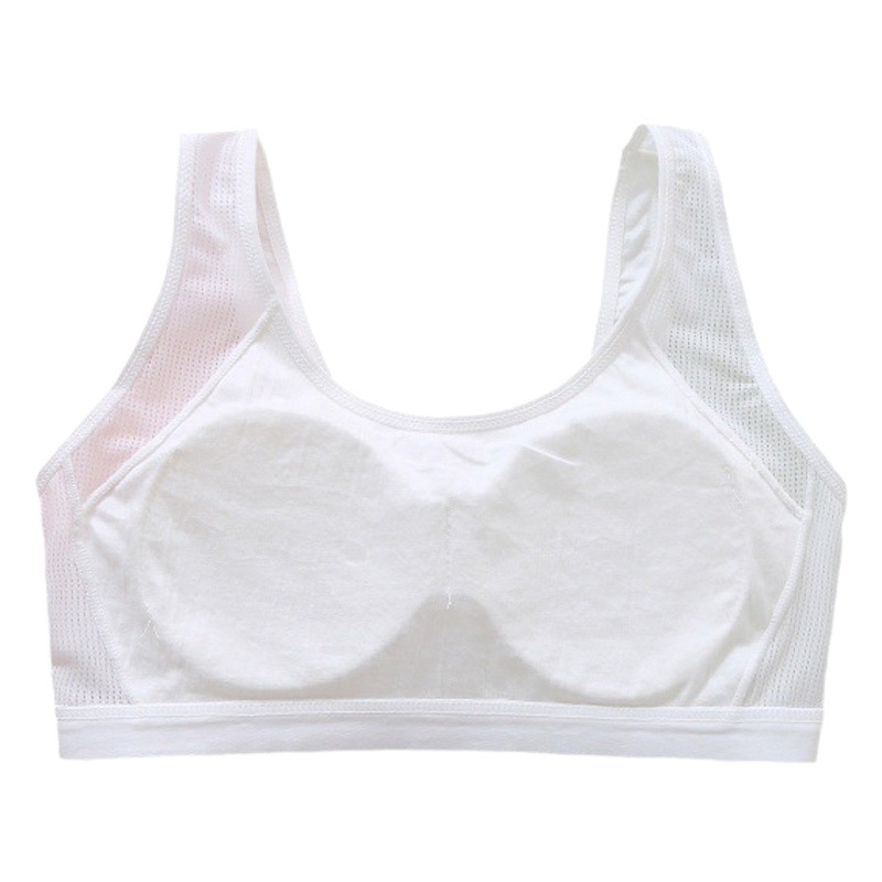 Developmental girls underwear two stage early Senior high school students cotton sports shockproof vest adolescent girls bra