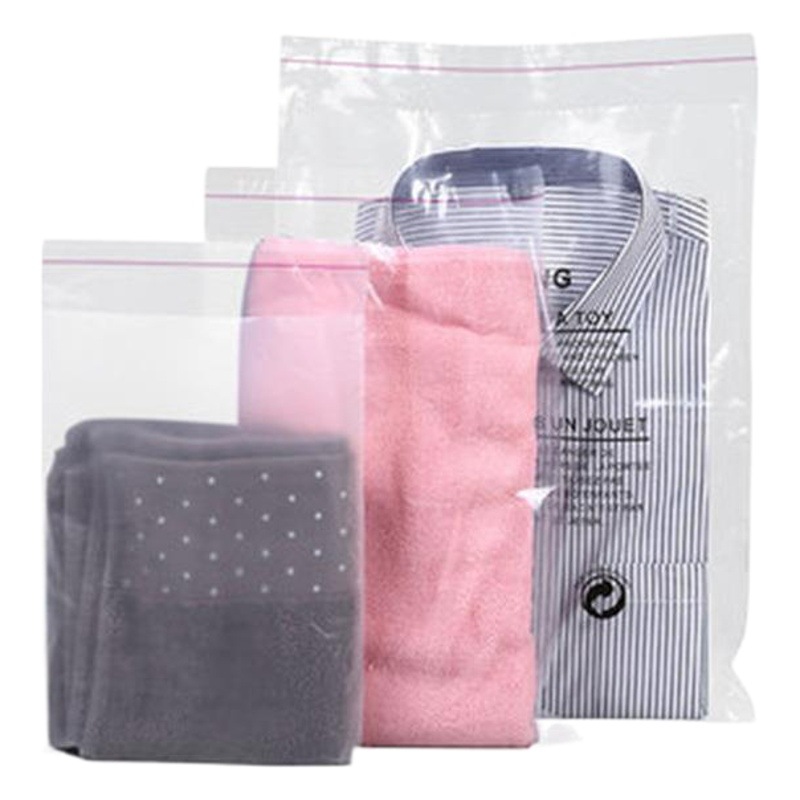 PE self-adhesive bag warning words clothing packaging bag towel underwear transparent self-sealing bag thickened sealed packing bag wholesale