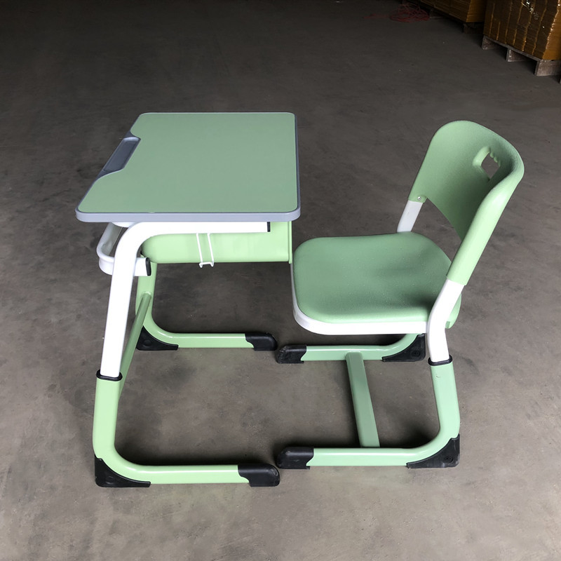 C- type lifting student desks and chairs school training cram school children's green learning table vertical want manufacturers wholesale