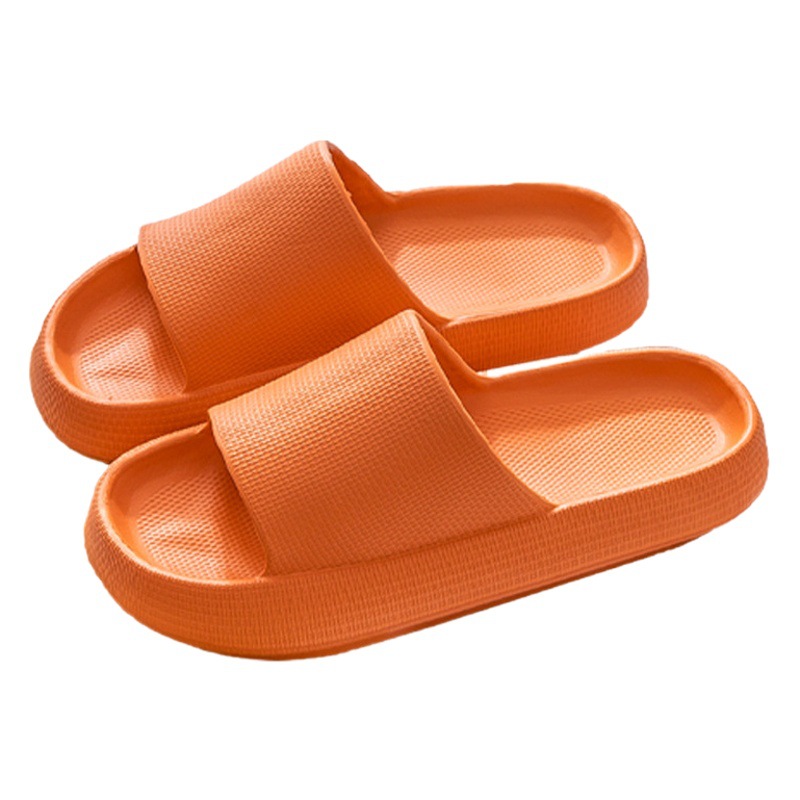 Slip-on slippers for women Summer home non-slip bathroom Bath couple thick bottom home home men's sandals indoor and outdoor wear