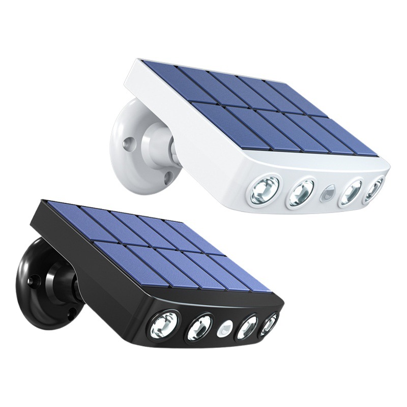 Outdoor Home Courtyard Exterior Wall Garden Rural Outdoor Lighting Simulation Solar Sensor Monitoring Street Light