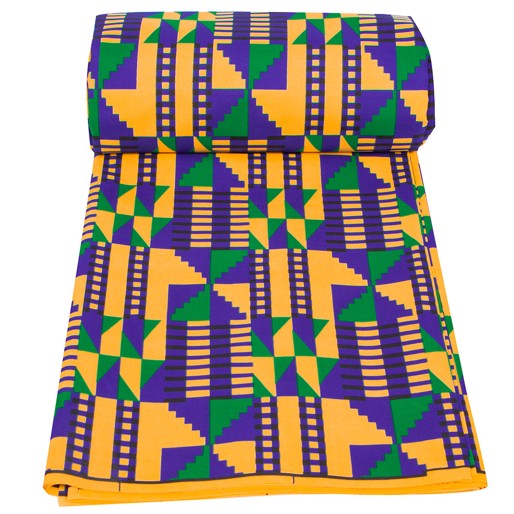 Picture of One-piece delivery African printing batik polyester fabric cross-border Amazon Ankara dress fabric