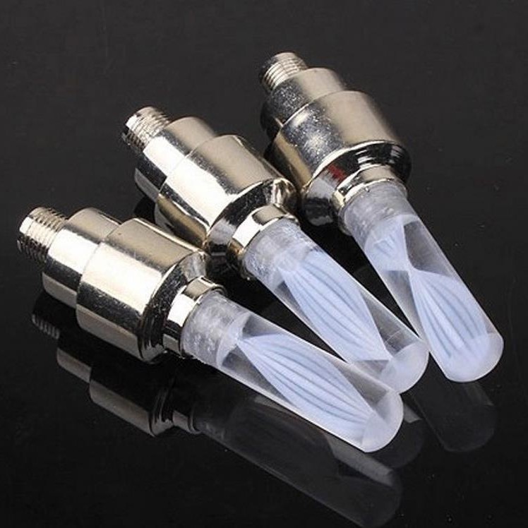 Factory wholesale bicycle valve light colorful bicycle air nozzle light wheel light valve core light riding equipment